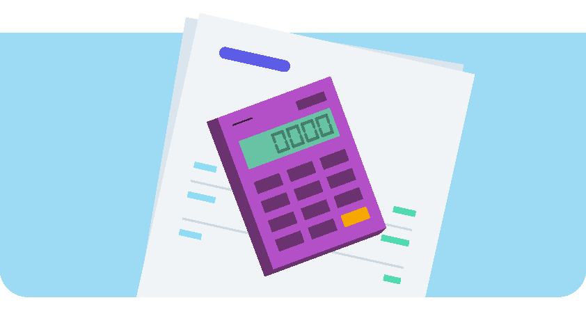A calculator on top of some VAT documents